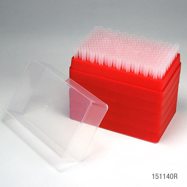 Pipette Tips, 5–200 µL, Natural, for MLA Pipettors — Bulk Bag & Racked, 1000/Pack | Globe Scientific