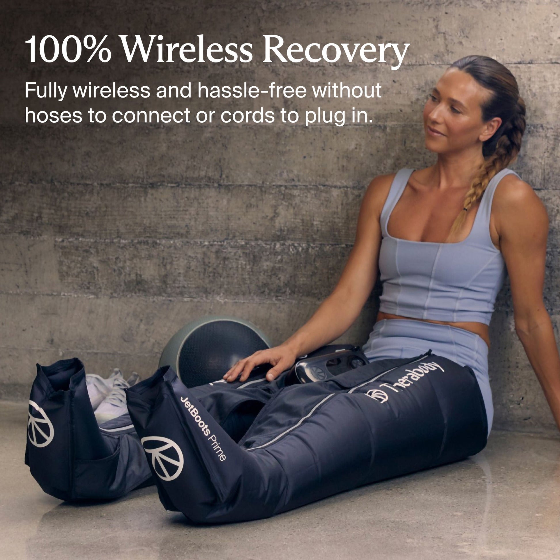 RecoveryAir Prime JetBoots Compression Massage Garment & Control Unit, Small