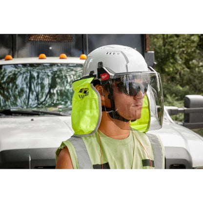 Milwaukee BOLT Full Face Shield - Gray Dual Coat Lens (Compatible with Safety Helmets & Hard Hats) 48-73-1425