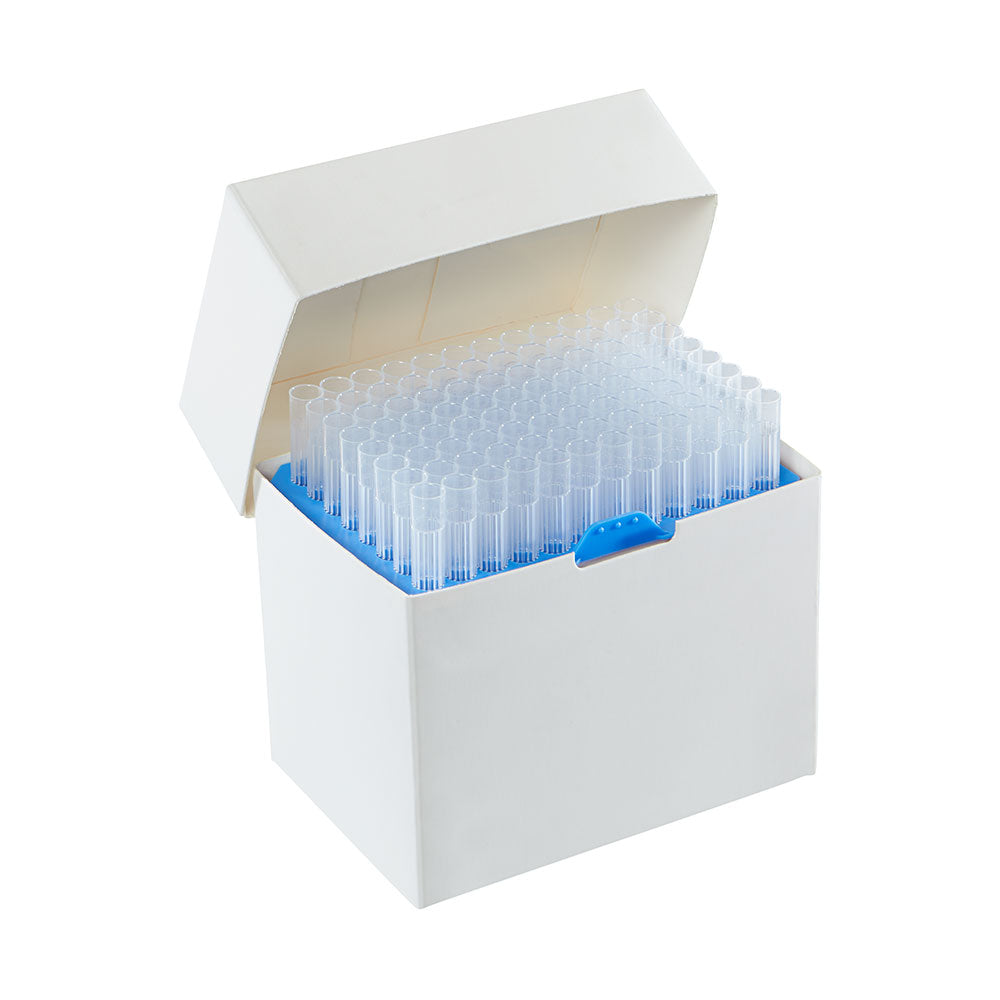 1000 µL PosiStop Pipette Tips, Graduated — Bulk, Racked, GreenRack & Refill, Sterile & Non-Sterile | Globe Scientific