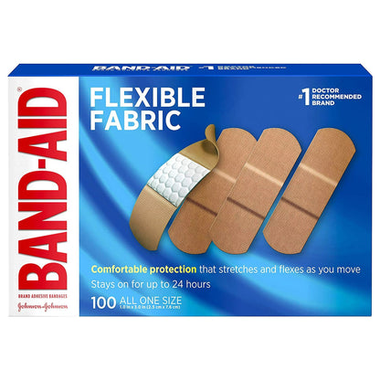 Band-Aid® Flexible Fabric Tan Adhesive Strip