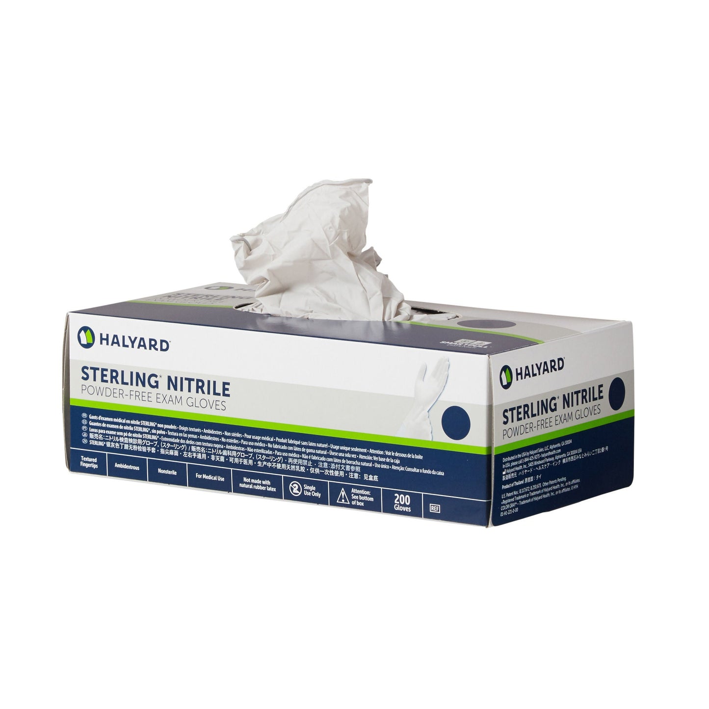 STERLING® Nitrile Exam Gloves, Gray - view 2