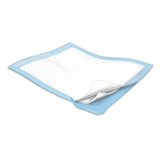 Cardinal Health™ Wings™ Basic Underpads, Light Absorbency, Blue