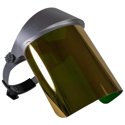Oberon Dark Green Gold Heat Reflective Face Shields