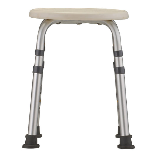 Nova Shower Stool Without Arms Aluminum Frame Without Backrest 12-3/4 Inch Seat Width 300 lbs. Weight Capacity