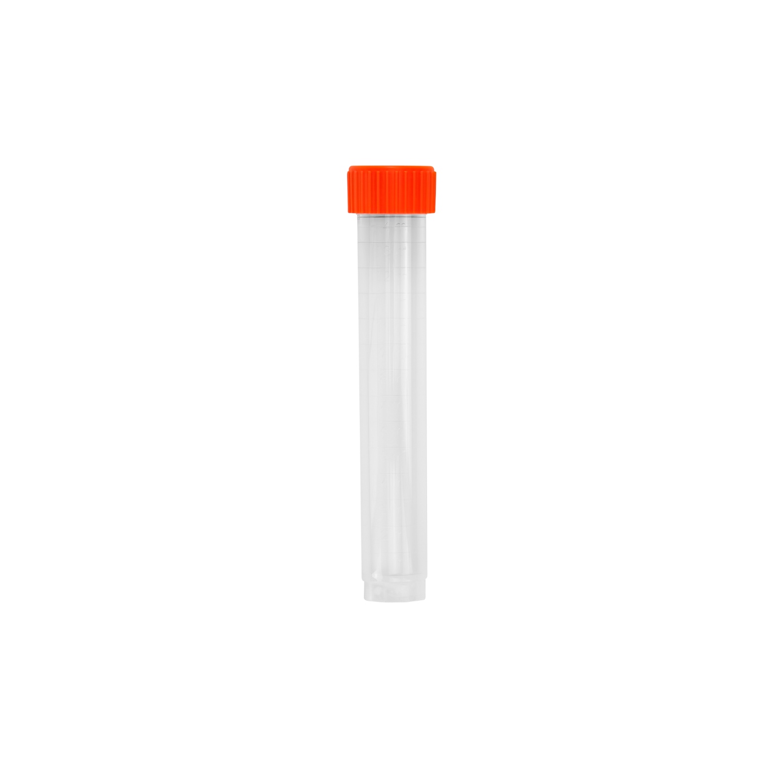 Caplugs® Evergreen 2403615E60E1 15mL Transport Vials Orange Caps PP MADE IN USA