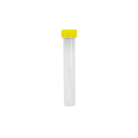 Caplugs® Evergreen 2403615Y60E1 15mL Transport Vials Yellow Caps PP MADE IN USA