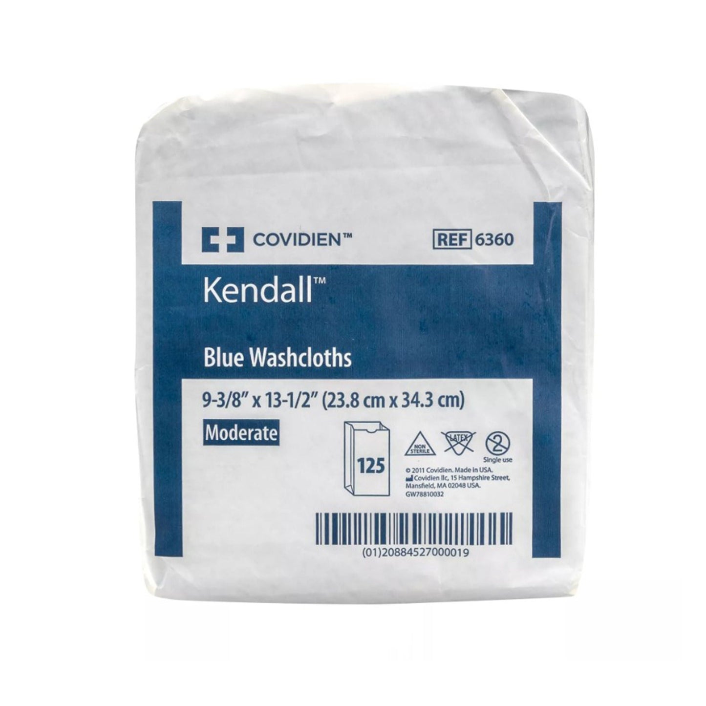 Versalon™ Moderate Absorbency Washcloth, Blue