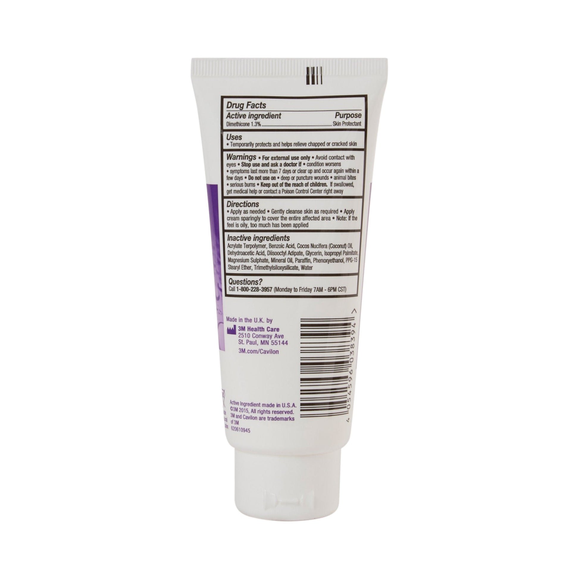 3M™ Cavilon™ Barrier Cream, Unscented, Hypoallergenic, Tube