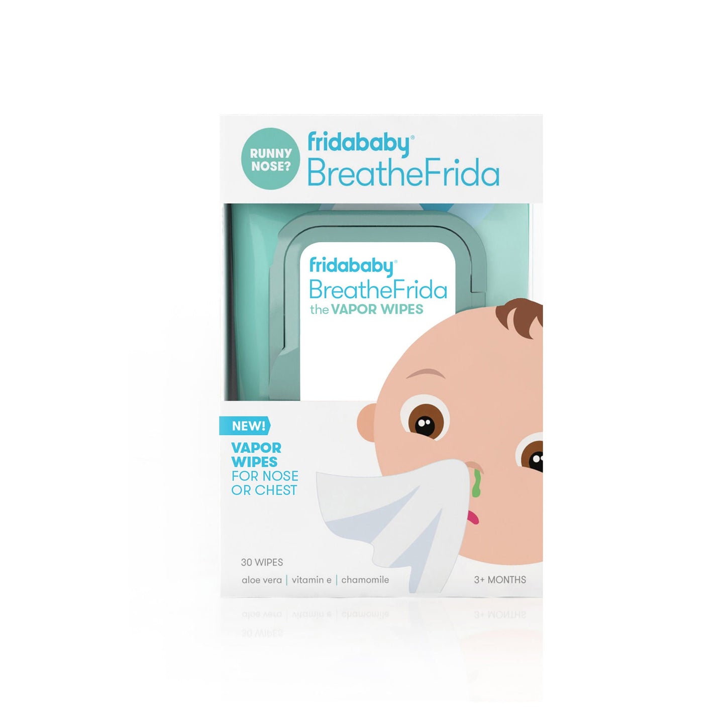 BreatheFrida™ the BoogerWiper Nose + Chest Wipes