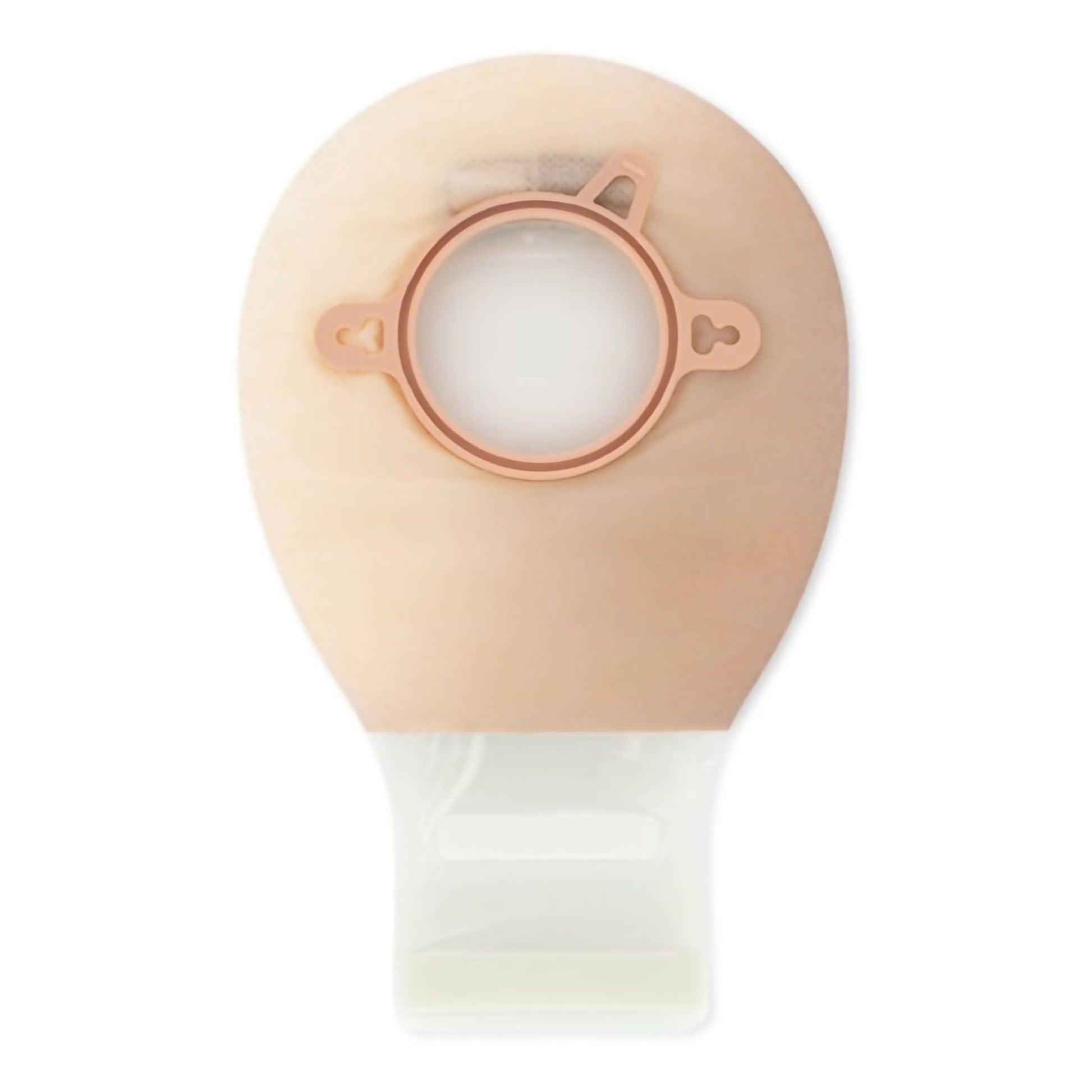 New Image™ Two-Piece Transparent Ostomy Pouch, Pre-cut to Fit Stomas, Green
