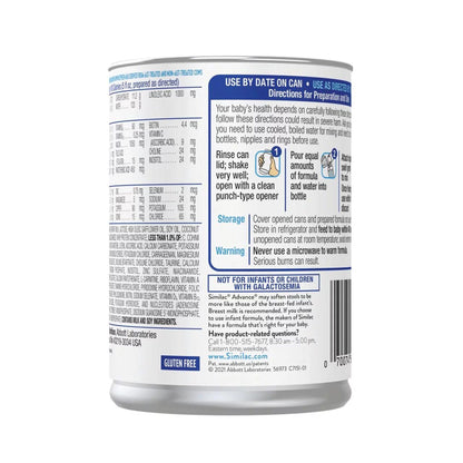Similac® Advance® Liquid Concentrate Infant Formula, can