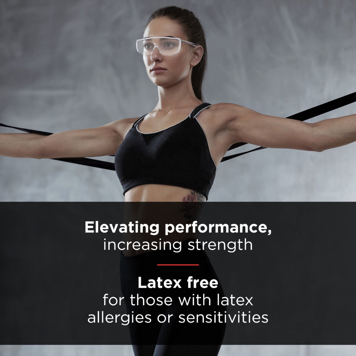 TheraBand® Exercise Resistance Band, Black, X-Heavy Resistance