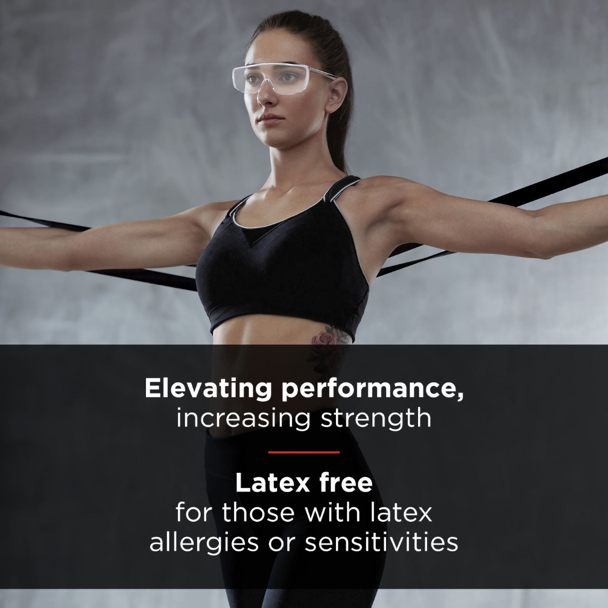 TheraBand® Exercise Resistance Band, Black, X-Heavy Resistance