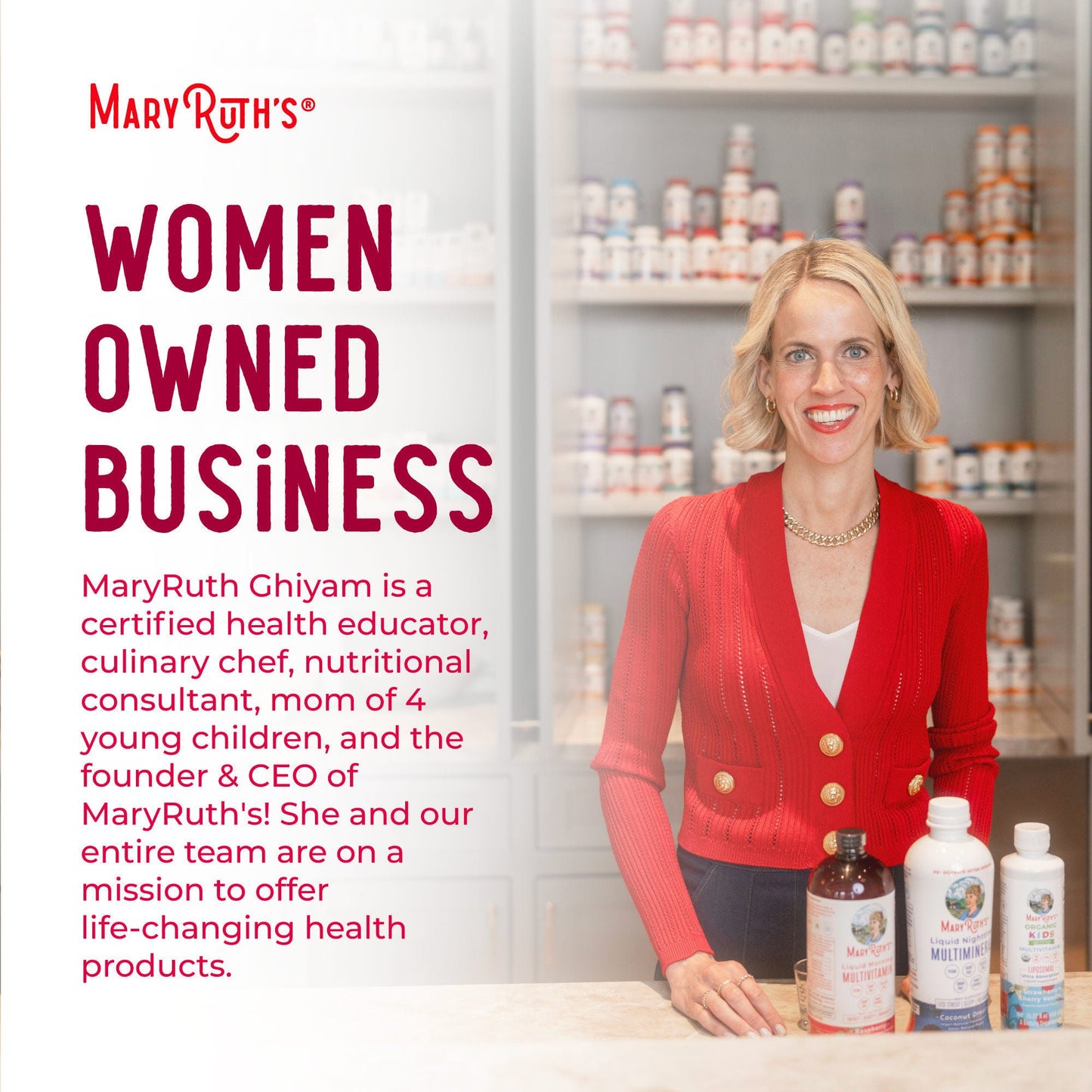 Mary Ruth's™ Liquid Morning Multivitamin, Raspberry Flavor