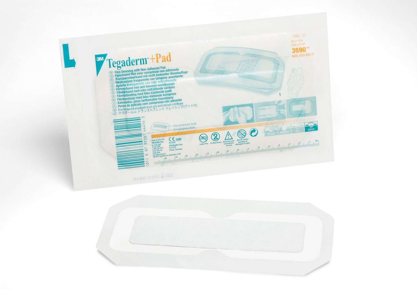 3M™ Tegaderm™ Transparent Film Dressing with Pad