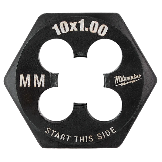 Milwaukee M10-1.00 mm 1-Inch Hex Threading Die 49-57-5354
