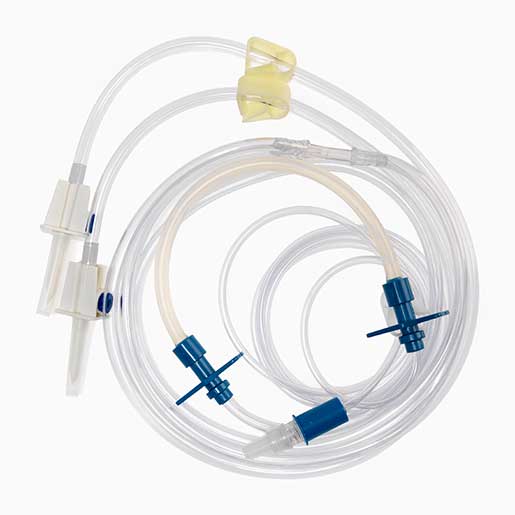 TrueCare Bifurcated Pharmacy Transfer Set Non-DEHP Vented Large Bore
