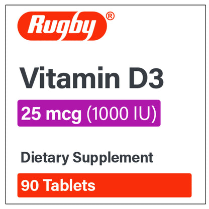 Vitamin Supplement Vitamin D3 25 mcg Strength Tablet