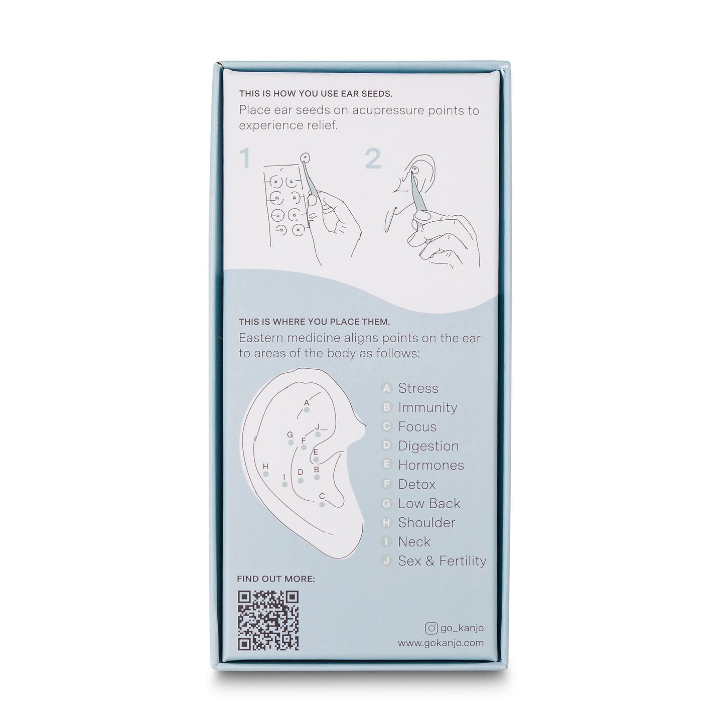 Kanjo Acupressure Ear Seeds