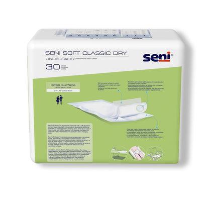 Seni® Soft Classic Dry Underpad, Level 1 Absorbency