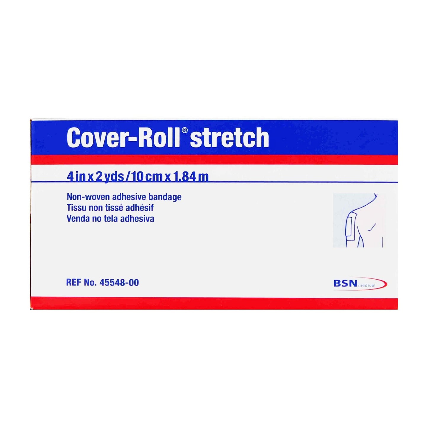 Cover-Roll® Stretch Dressing Retention Tape with Liner , White