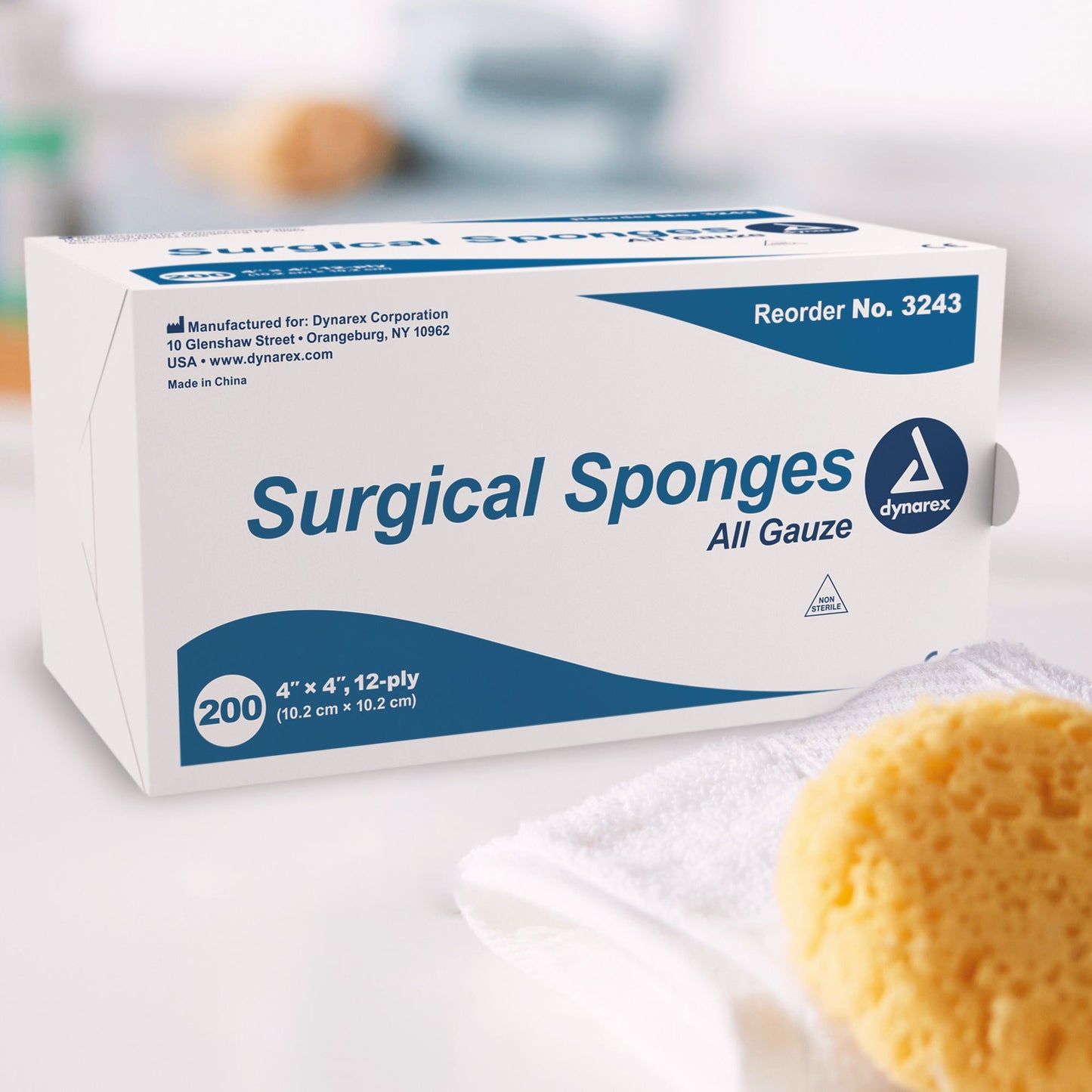 dynarex® Gauze Sponge, 12-Ply