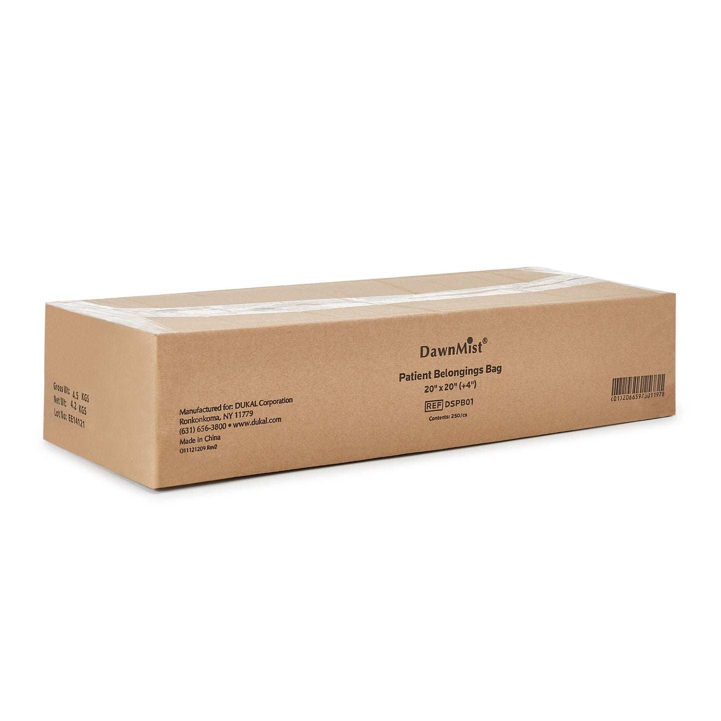 Dukal® Patient Belongings Bag, White