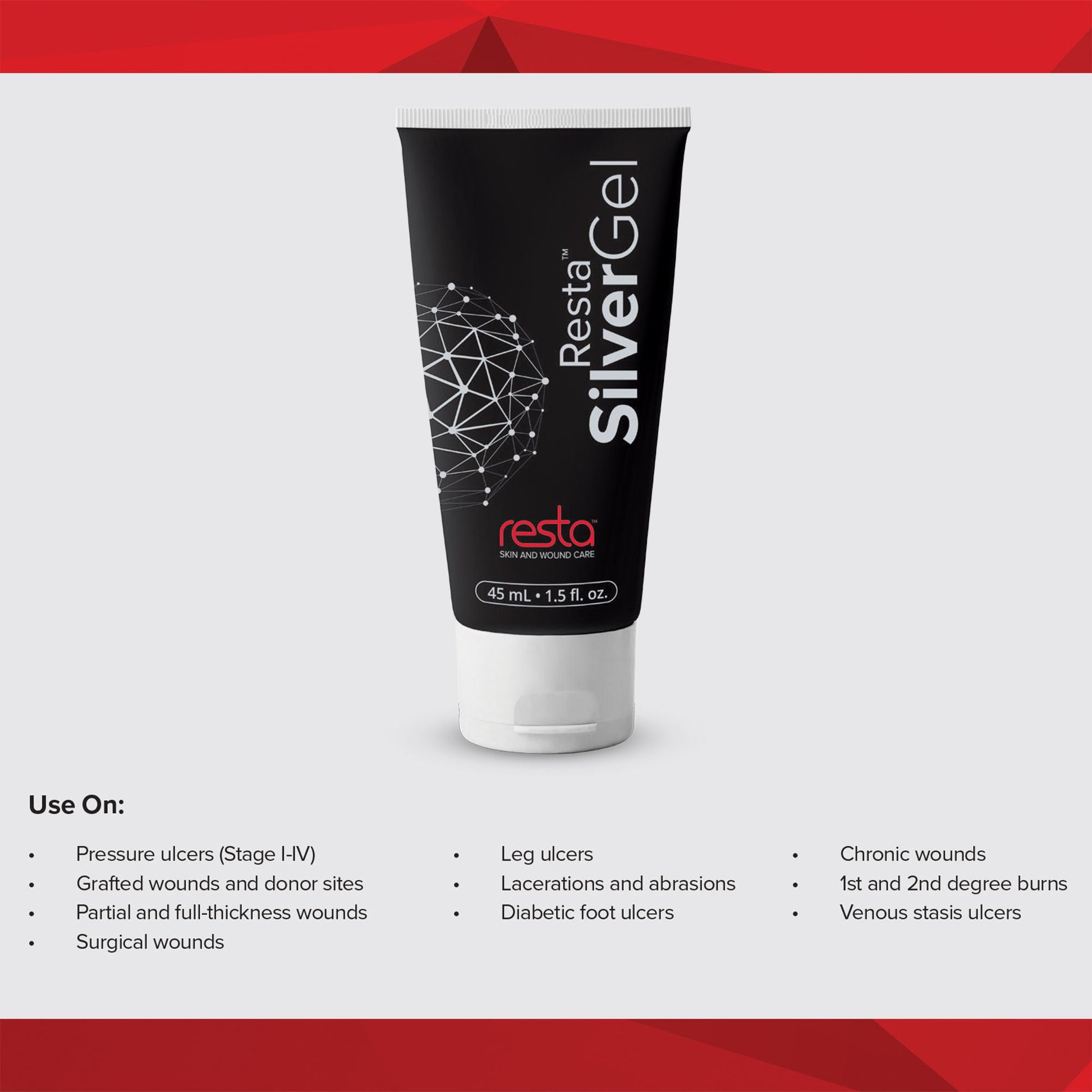 Resta™ SilverGel® Silver Wound Gel, 1½ oz.