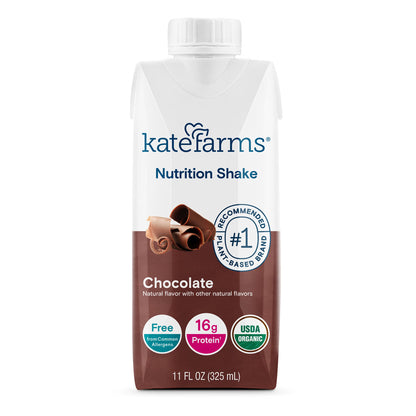 Kate Farms® Nutrition Shake, Chocolate, carton