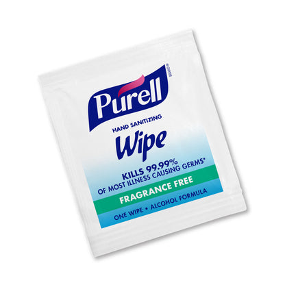 Purell® Hand Sanitizing Wipe, Ethyl Alcohol, Individual Packet