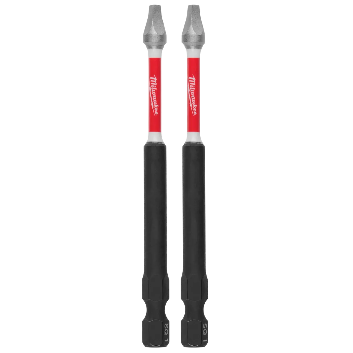 Milwaukee SHOCKWAVE Impact Duty 3-1/2" SQ1 Bit (2 PK) 48-32-4670 | SQ1 Drive, 2-Piece