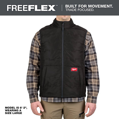 Milwaukee FREEFLEX Lightweight Insulated Vest Black 2X M350B-2X | Polyester