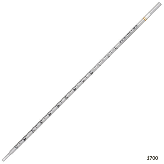 Serological Pipettes, Sterile PS, Standard Tip — 1 to 50 mL, Color-Banded, 100–500/Box | Globe Scientific