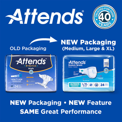 Attends® Stretch Briefs