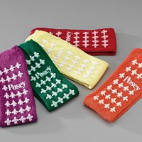 Posey® Fall Management Slipper Socks, Yellow, One Size Fits Most
