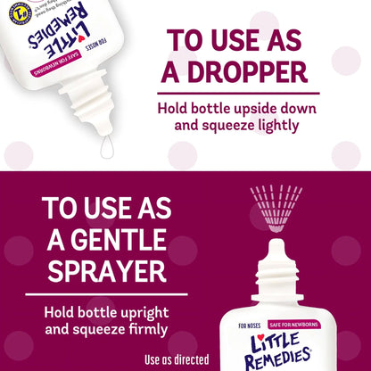 Little Remedies® Saline Spray + Drops
