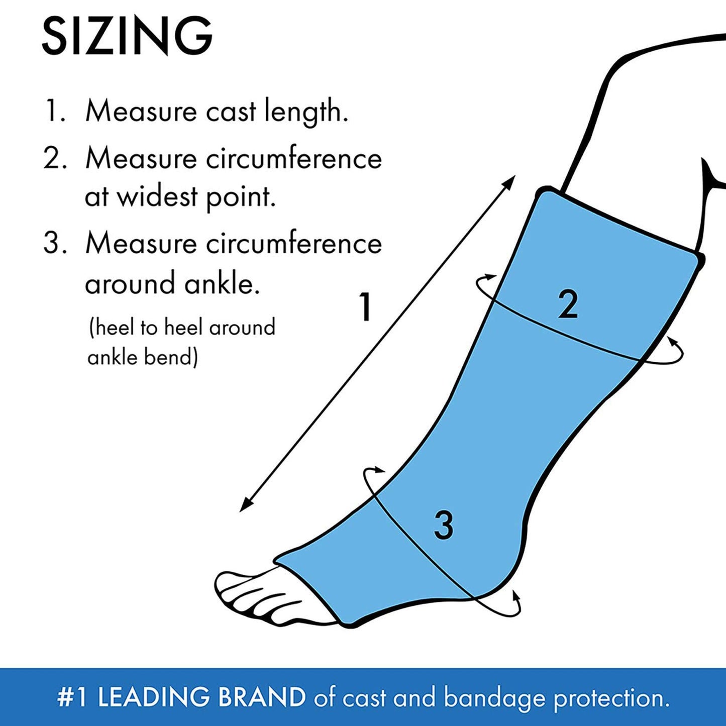 Seal-Tight® Original Cast Protector, 24-Inch Length, Wide Short Leg