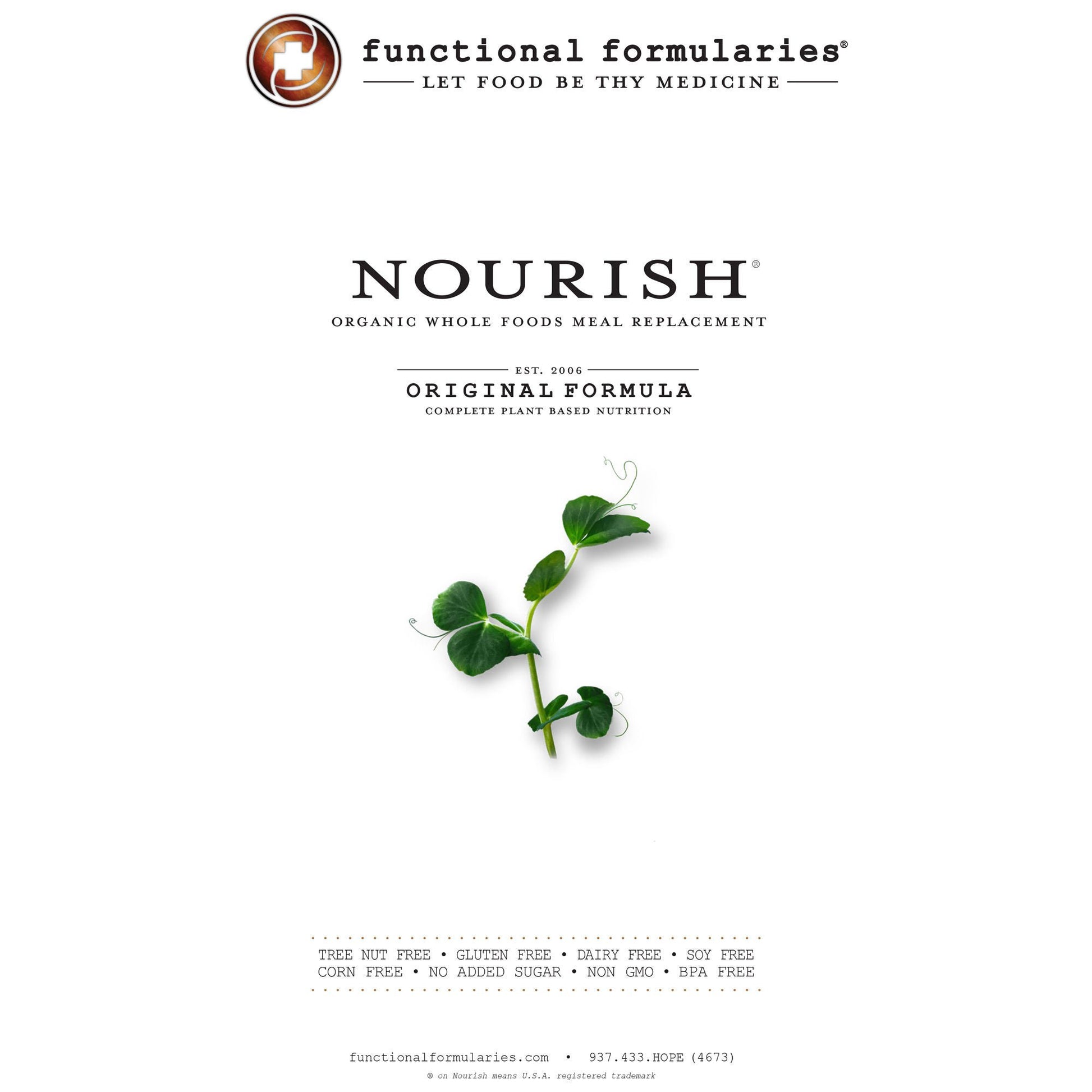 Nourish™ Vegetable / Rice Pediatric Complete Plant Based Nutrition, pouch
