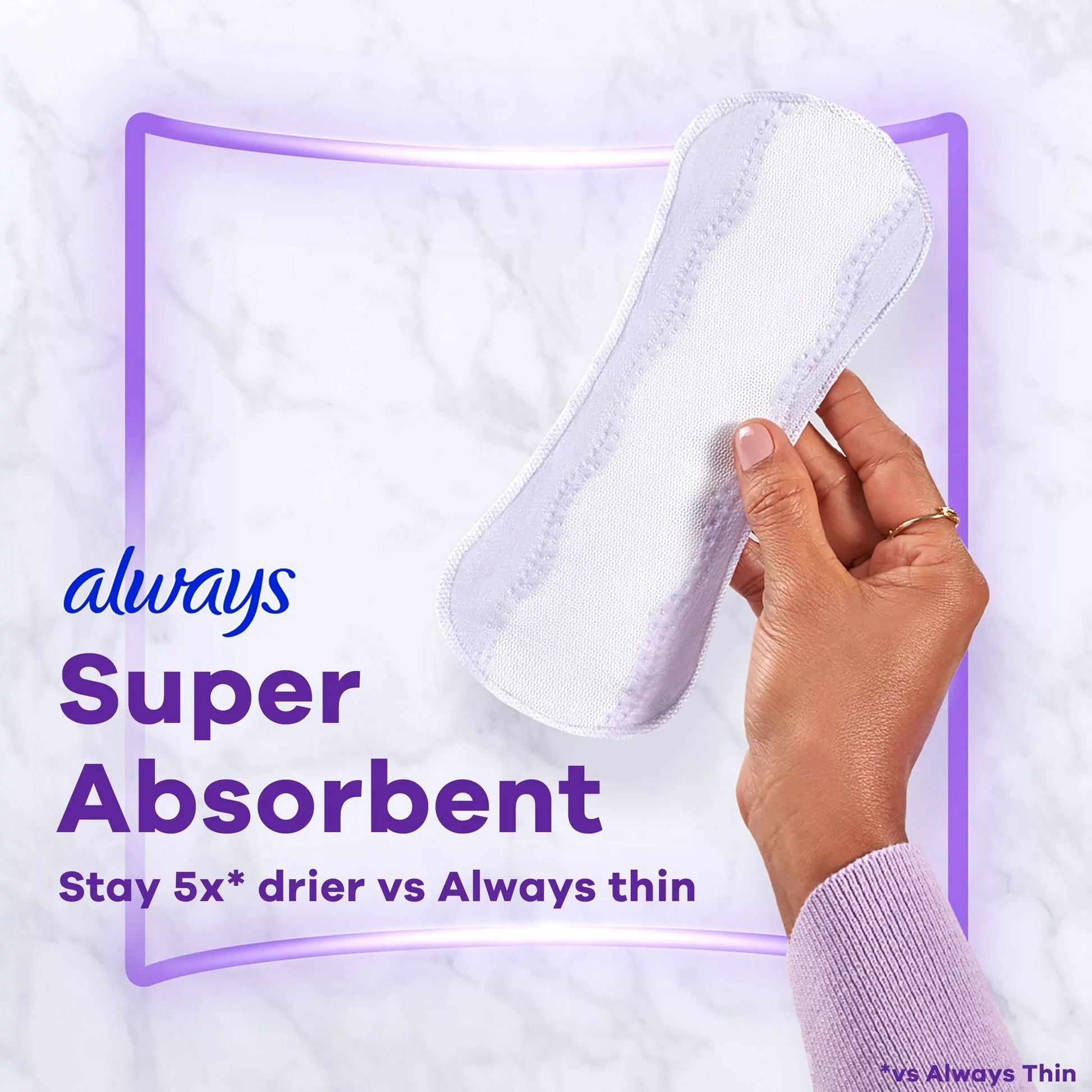 Always Anti-Bunch XTra Protection Feminine Pad Regular Absorbency