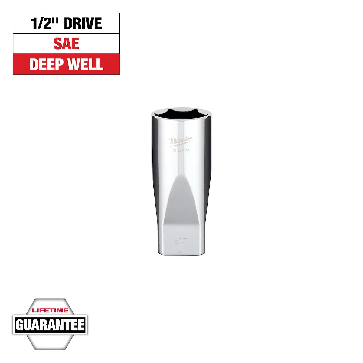 Milwaukee 1/2" Drive 1" Deep Socket 45-34-2102 | 1/2 in Drive