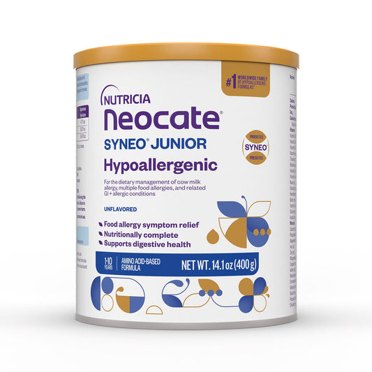 Neocate® Syneo® Junior Hypoallergenic Amino Acid–Based Formula, can
