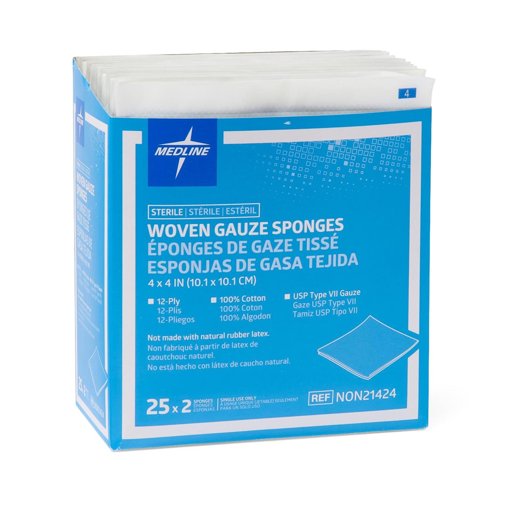 Sterile USP Type VII Gauze Sponge, 12-Ply