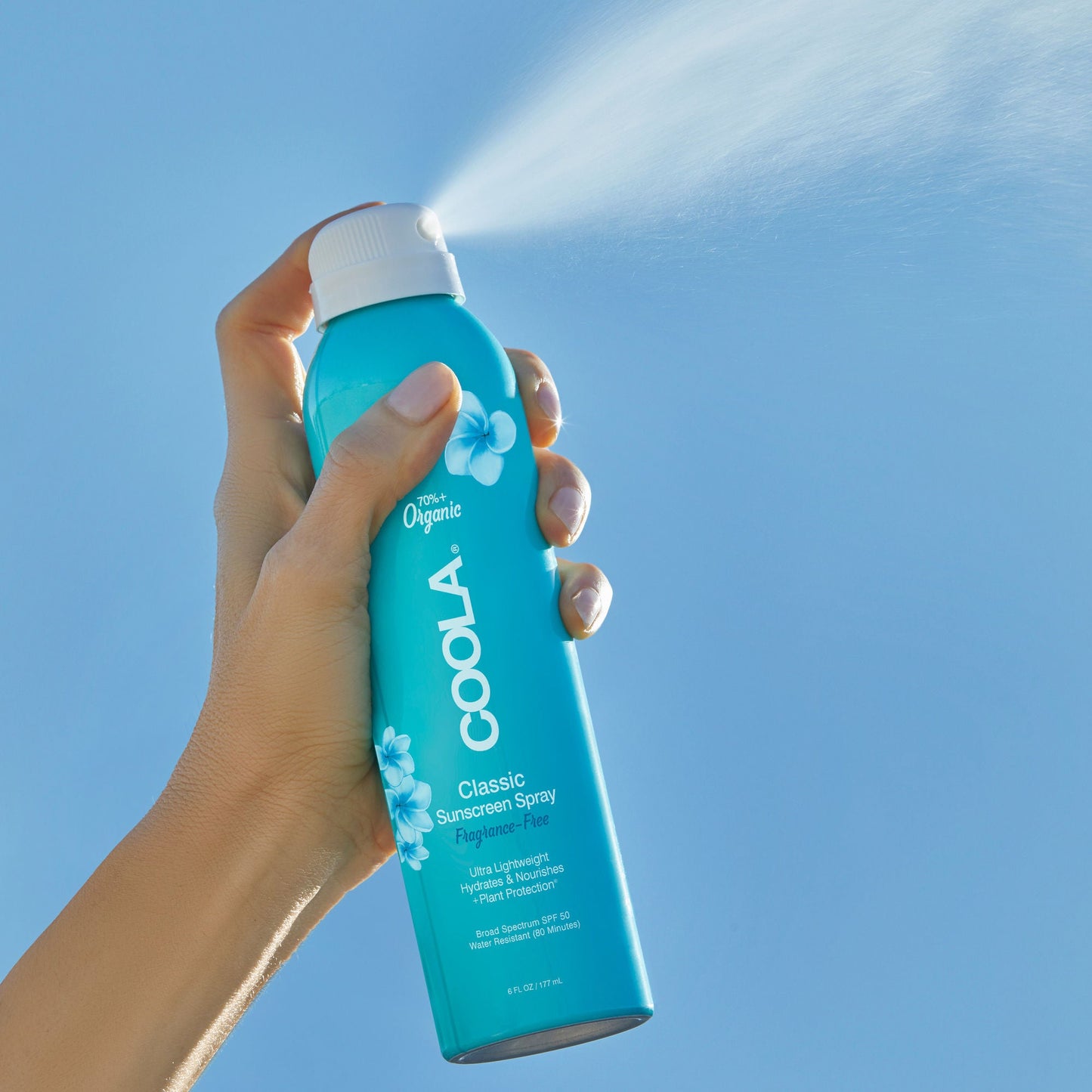 Coola® Classic Body Sunscreen Spray SPF 50 Fragrance Free, Aerosol Can