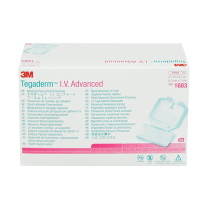 3M™ Tegaderm™ IV Advanced Securement Dressing, 2¾ x 2½ Inch