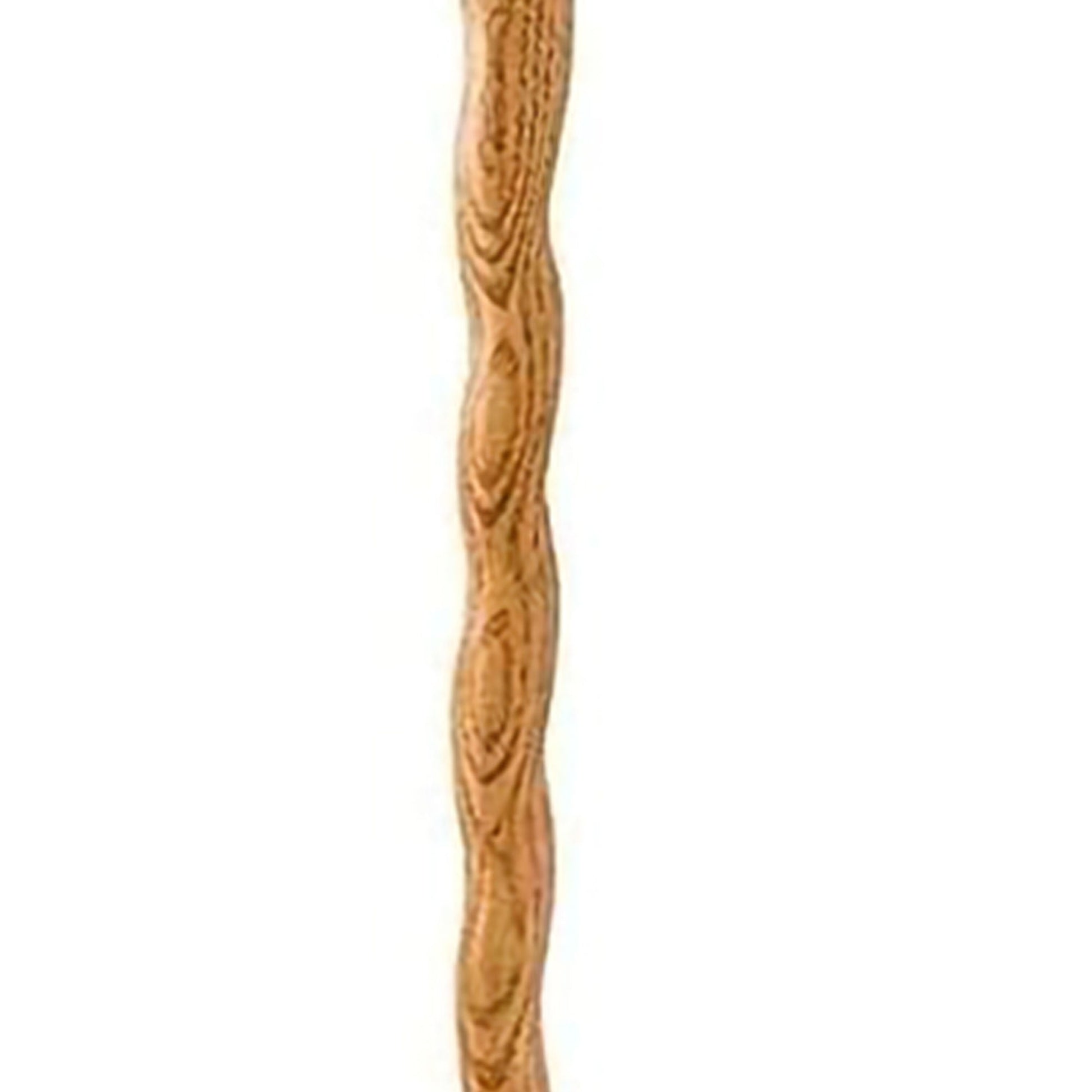 Brazos™ Twisted Oak Hitchhiker Handcrafted Walking Stick, 55-Inch, Tan