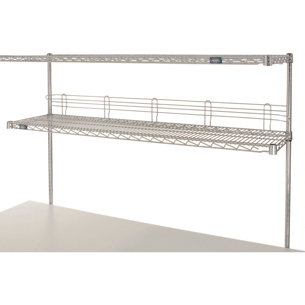 Global Industrial Packing Workbench W/Riser & 3 Shelves, Laminate Square Edge, 72"W x 30"D