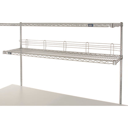 Global Industrial Packing Workbench W/Riser & 3 Shelves, Laminate Square Edge, 72"W x 30"D