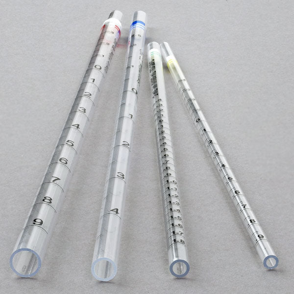 Serological Pipettes, PS Open-End, Sterile, Individually Wrapped — 2/5/10 mL, Case of 500 | Globe Scientific