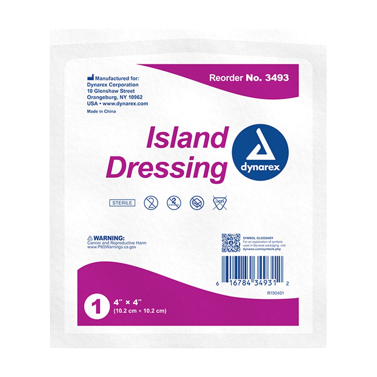 dynarex® White Adhesive Dressing